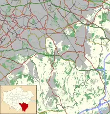 Bethlem Royal Hospital is located in London Borough of Bromley