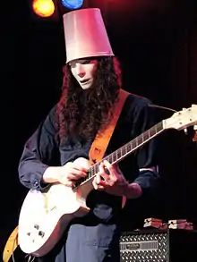 Buckethead performing in 2008
