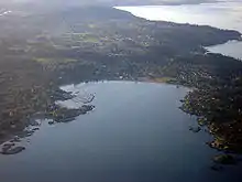  Areal view of Saanich, British Columbia
