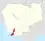 Map of Cambodia highlighting Preah Sihanouk Province