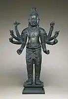 Eight-armed Avalokiteśvara, ca. 12th-13th century (Bàyon). The Walters Art Museum.