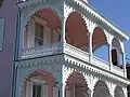 Gingerbread trim on an 1882 house in Cape May, New Jersey