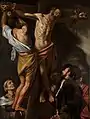 The Crucifixion of Saint Andrew, Caravaggio, 1607 - Post-Restoration