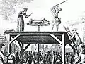 The execution of Louis Dominique Cartouche, 1721