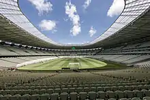Internal view of Arena Castelão