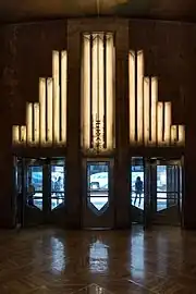 The stepped motif - Entrance hall of the Chrysler Building in New York City, by William Van Allen (1928-1930)