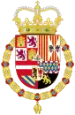 Coat of arms of Habsburg Spain(1668–1700) of Spanish Empire