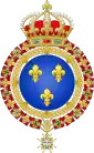 The lesser coat of arms of France as used by the Government of New France