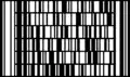 An example of a stacked barcode. Specifically a "Codablock" barcode.
