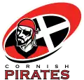 Cornish Pirates RFC logo showing the Saint Piran's Flag