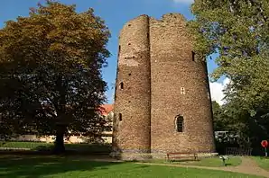 Cow Tower stands on the banks of the River Wensum.