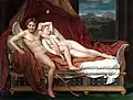 Cupid and Psyche, by Jacques-Louis David, 1817