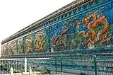 The Nine-Dragon Wall in Datong, built in 1392, Ming dynasty