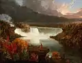 Distant View of Niagara Falls by Thomas Cole, 1830
