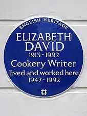 memorial plaque bearing David's name and dates