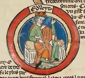 Early fourteenth-century portrait of Eadwig