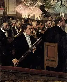 The Orchestra of the Opera, 1870, Musée d'Orsay, Paris
