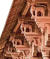 Indian corbels of the Lahore Fort (Lahore, Pakistan)