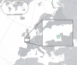 Location of&nbsp;Jersey&nbsp;(green)in Europe&nbsp;(dark grey)