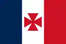 Flag of the French Protectorate of Wallis and Futuna (Uvea) (1860–1886)