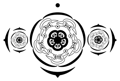 Floral diagram showing partial inflorescence