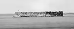 View of Confederate-held Fort Sumter, August 23, 1863