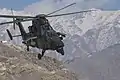 A Eurocopter Tiger attack helicopter