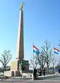 The Gëlle Fra monument commemorates those who volunteered for service in the armed forces of the Entente.