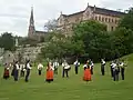 Cantabrian pipe band.