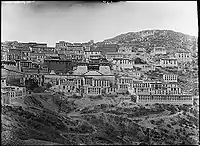 Part of Ganden Monastery, Tibet in 1921. Tsongkhapa's tomb is in the center left.
