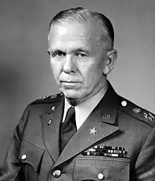 Portrait of a man in military uniform.