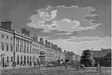 Historic portrait of Grosvenor Square in Mayfair