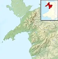 SnowdonYr Wyddfa is located in Gwynedd