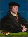 Portrait of a member of the Wedigh merchant family by Hans Holbein the Younger, c. 1532