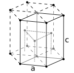 Hexagonal close packed crystal structure for titanium
