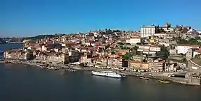 View of Ribeira district from Vila Nova de Gaia