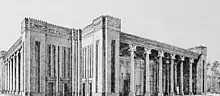Reconstruction of the Palace of Darius at Susa. The palace served as a model for Persepolis.