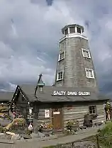 The Salty Dawg Saloon in Homer, Alaska. Built in 1897.