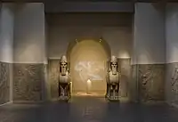 The Metropolitan Museum of Art - human-headed winged lion and bull from Nimrud, companion pieces to those in the British Museum