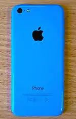 iPhone 5c, a smartphone with a polycarbonate "unibody" shell