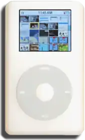 4th generation iPod With Color Display.