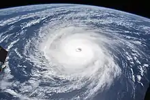  Image of Hurricane Hector as seen from International Space Station on August&nbsp;7