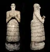 Statue of Iku-Shamagan king of Mari, c.2500 BC. National Museum of Damascus