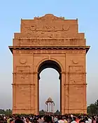 India Gate is a memorial to 70,000 soldiers of the British Indian Army who died in the period 1914–21 in the First World War.