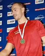 Jérémy Stravius, member of the Amiens Métropole Natation&nbsp;[fr] club