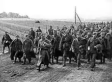 A large group of Polish Prisoners of War