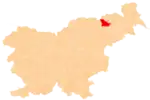 The location of the City Municipality of Maribor