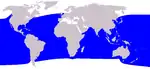 Pygmy sperm whale range