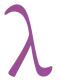 The Greek letter "lambda"