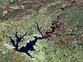 Landsat7 image of post-Atatürk Dam, Harran (August 24, 2002)